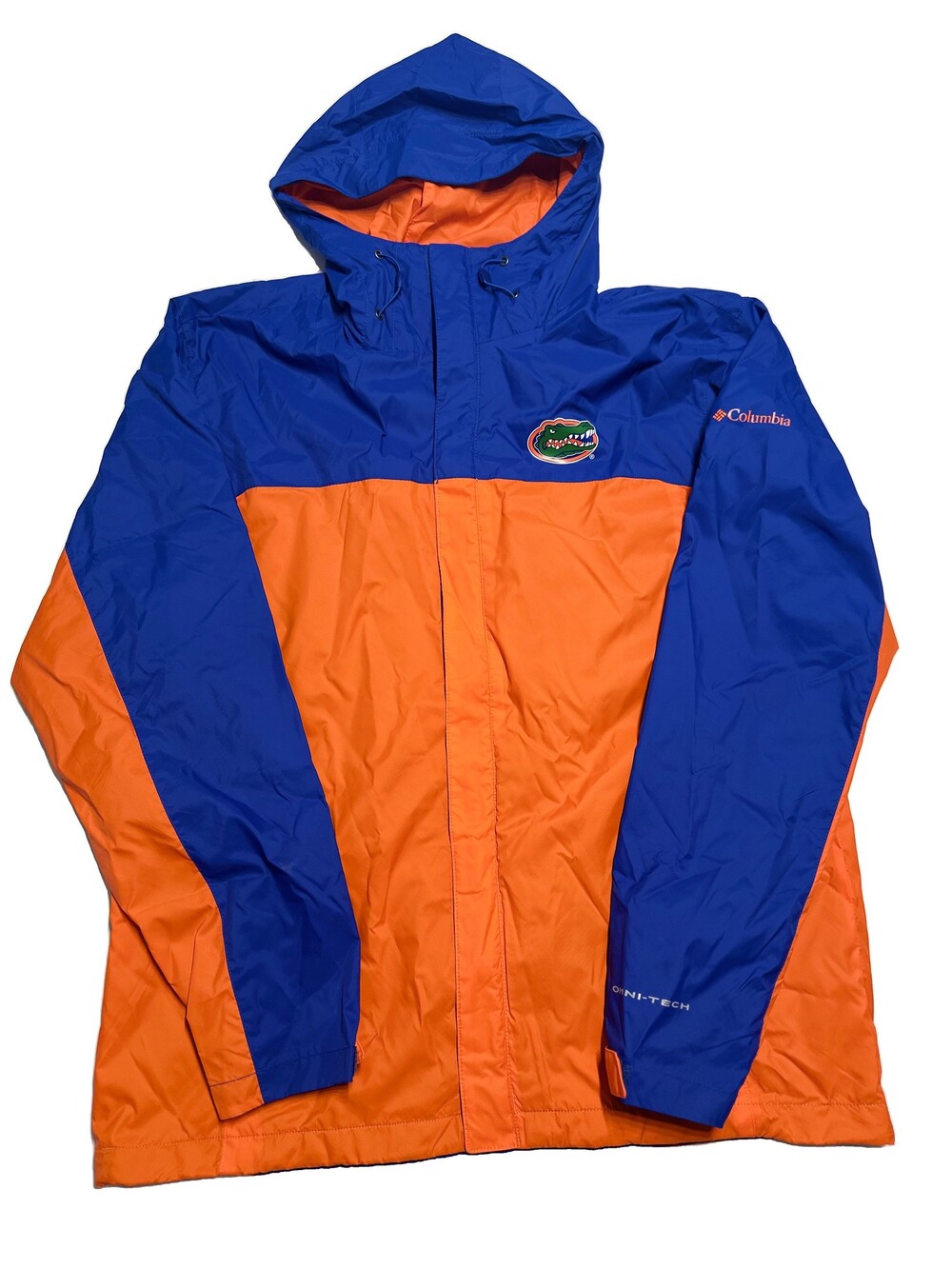 Columbia Omni-Tech Florida Gators Hooded Jacket Blue Orange